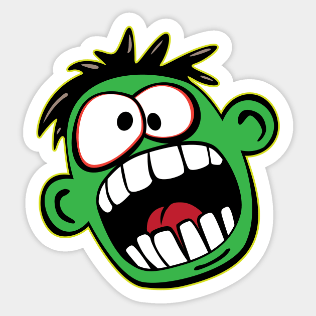 Funny Face Cartoon Sticker by hobrath